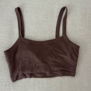 Alo Ribbed Cropped Top